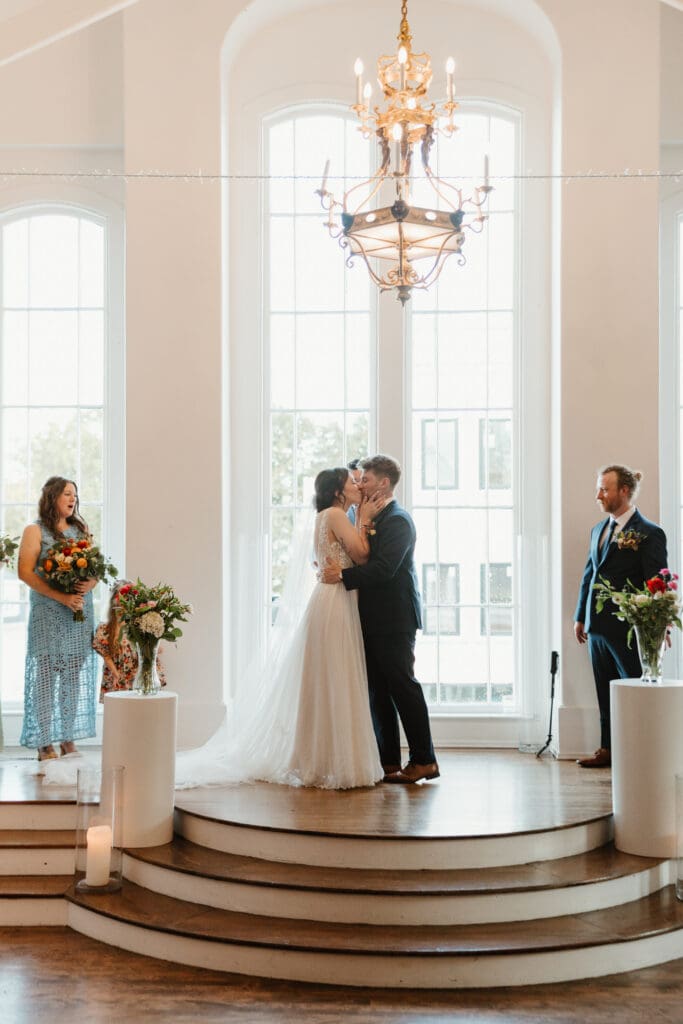 Wedding ceremony Drewhaven in St Andrews New Brunswick