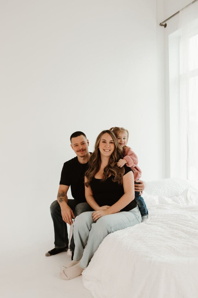 studio family session in Moncton NB