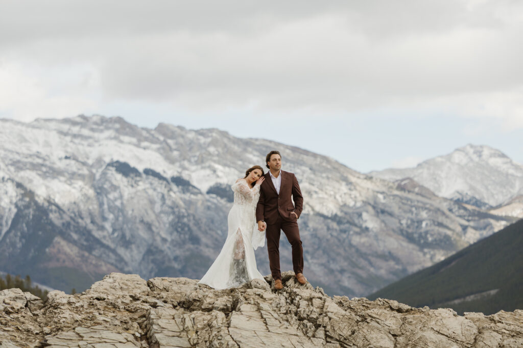 Lake Minnewanka elopement 